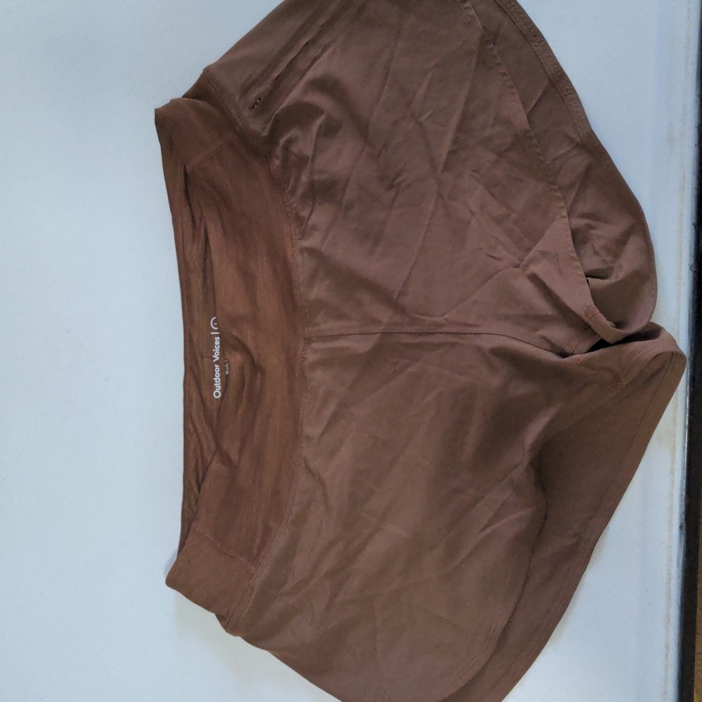 Outdoor voices brown Hudson Shorts
